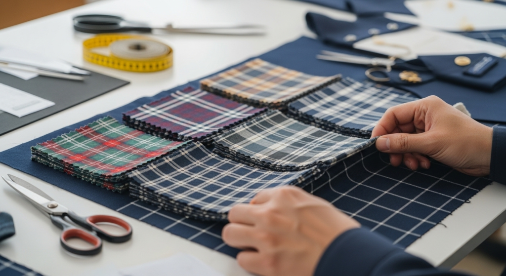 Durable Plaid Fabric