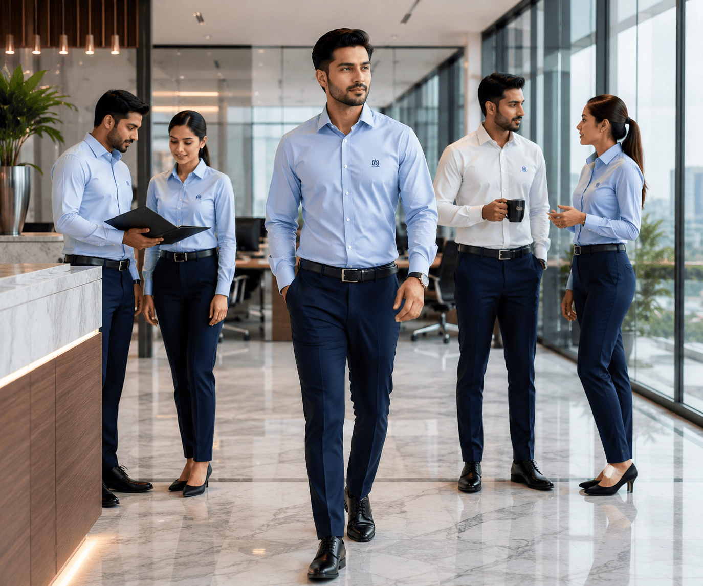 Corporate shirt uniform formal office wear