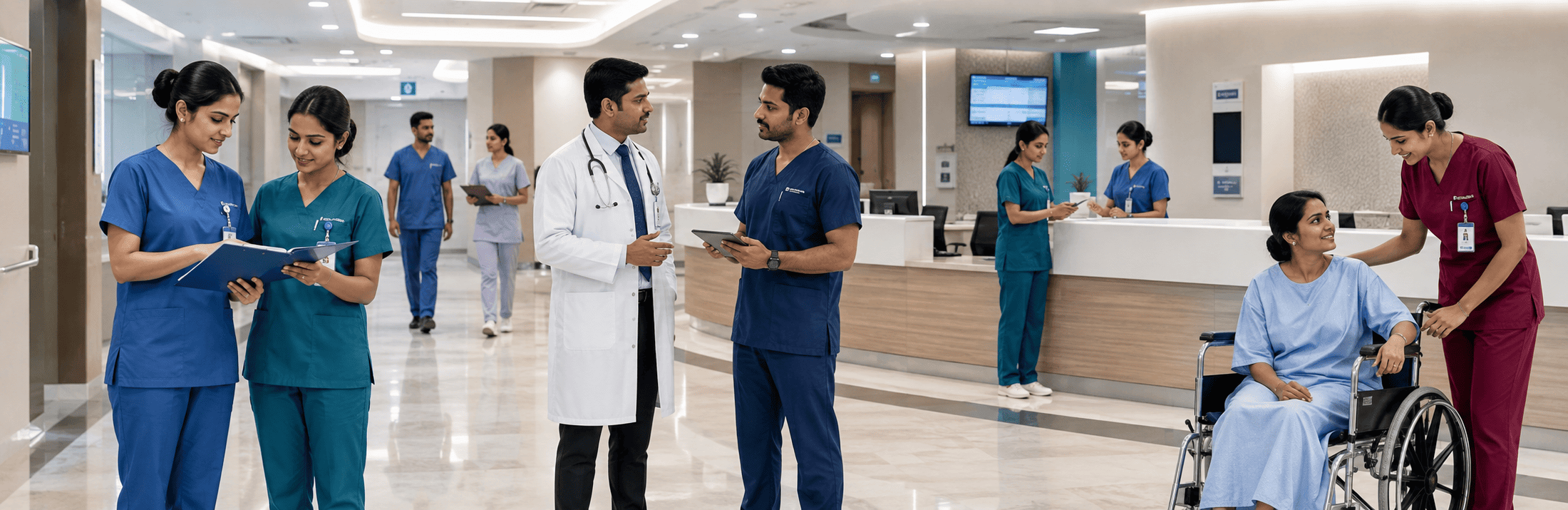 Hospital staff uniform manufacturer in Thane – doctor and nurse uniforms by Uniform Weavers