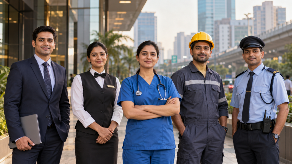 Corporate, hospitality, healthcare, industrial and security uniforms serving businesses in Andheri Mumbai
