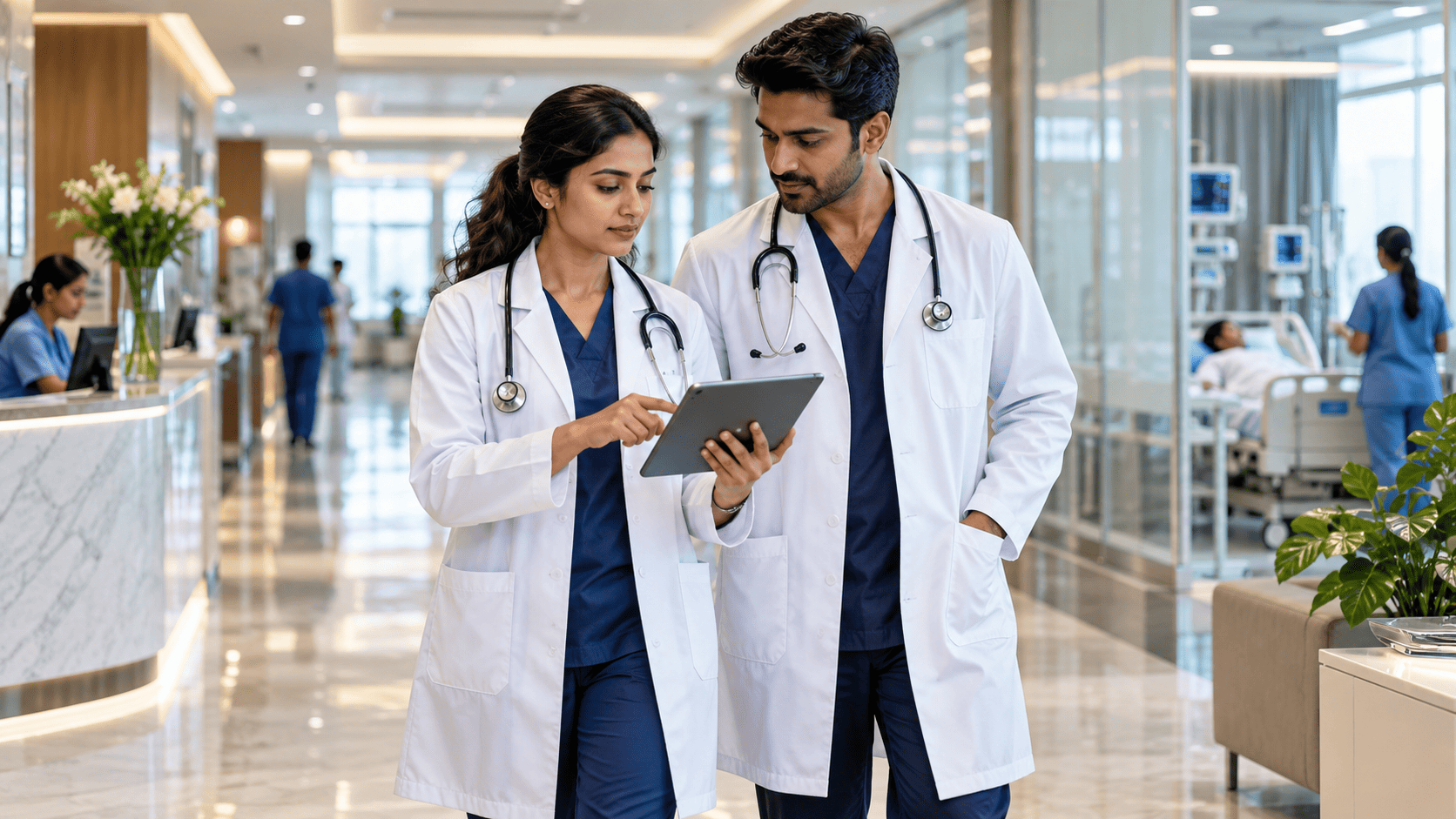 Doctor coat manufacturer in Mumbai – custom white coats for hospitals, clinics and healthcare teams by Uniform Weavers