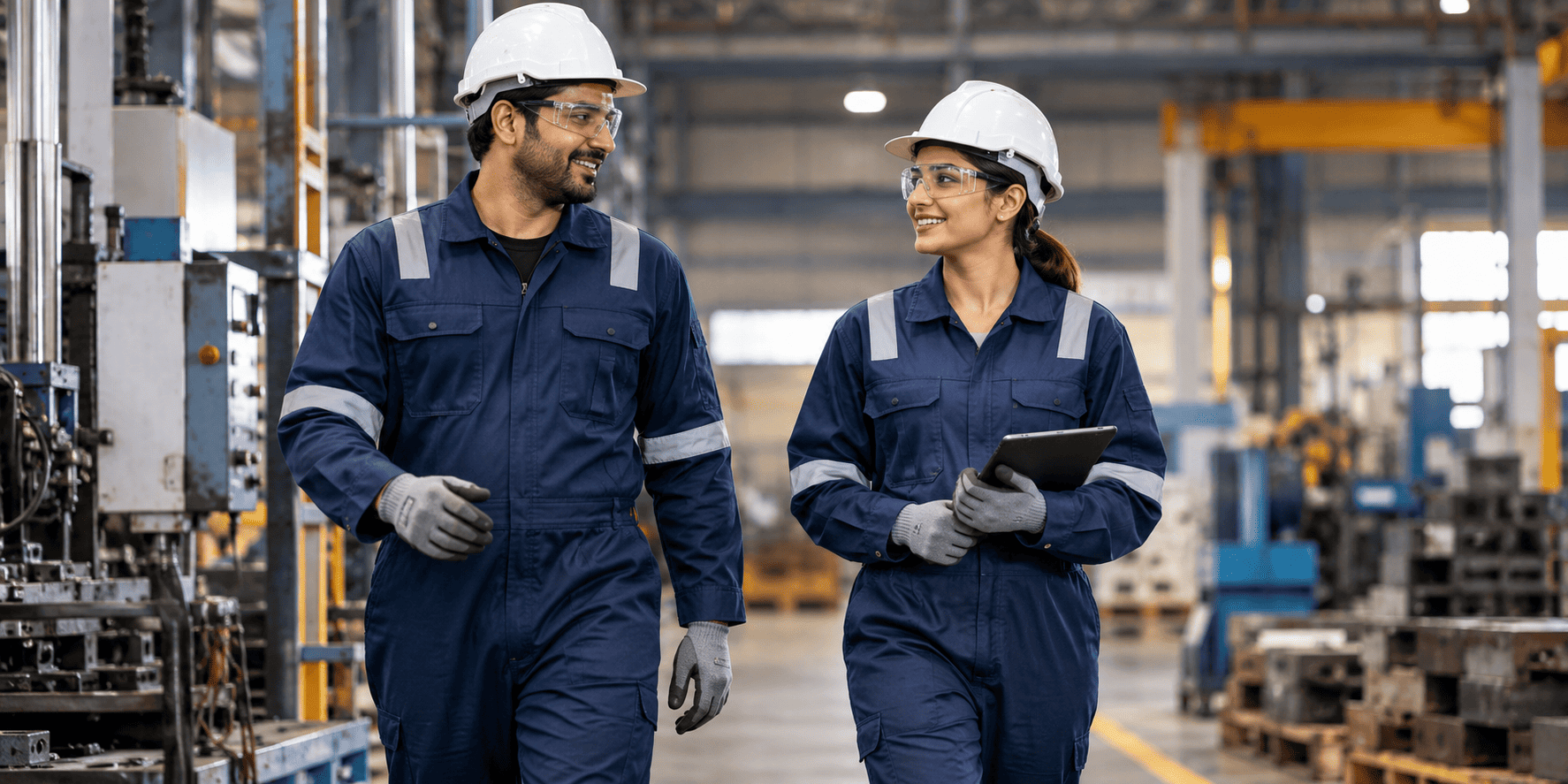Industrial coverall manufacturer in Mumbai – custom coveralls and boiler suits for factories, warehouses and industrial teams by Uniform Weavers
