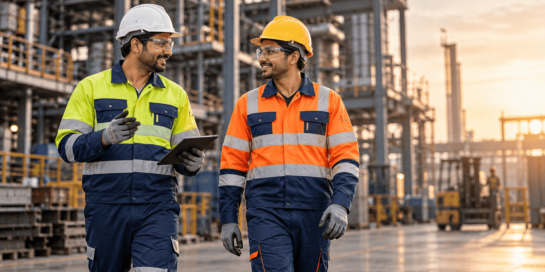 Safety workwear manufacturer in Mumbai – custom safety workwear for factories, warehouses and industrial teams by Uniform Weavers
